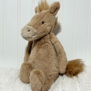 Jellycat Bashful Pony Plush 12” – Retired Soft Horse